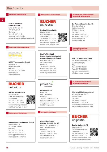 bb guide Beverage & Brewing 2025/2026 