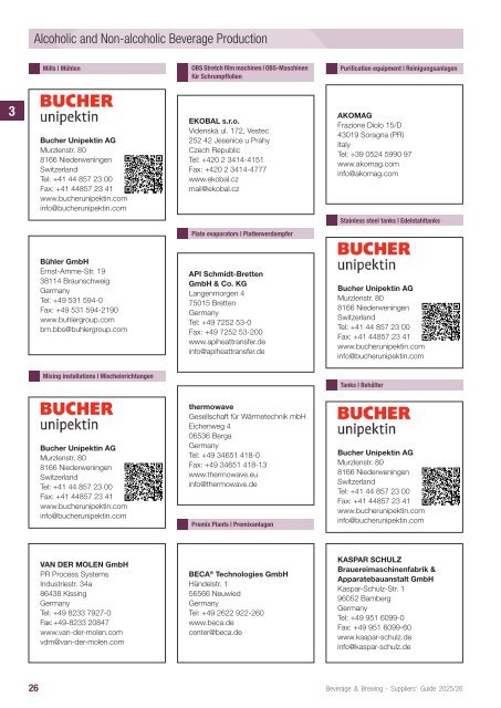 bb guide Beverage & Brewing 2025/2026 