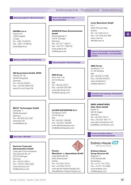 bb guide Beverage & Brewing 2025/2026 