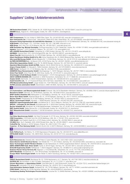 bb guide Beverage & Brewing 2025/2026 