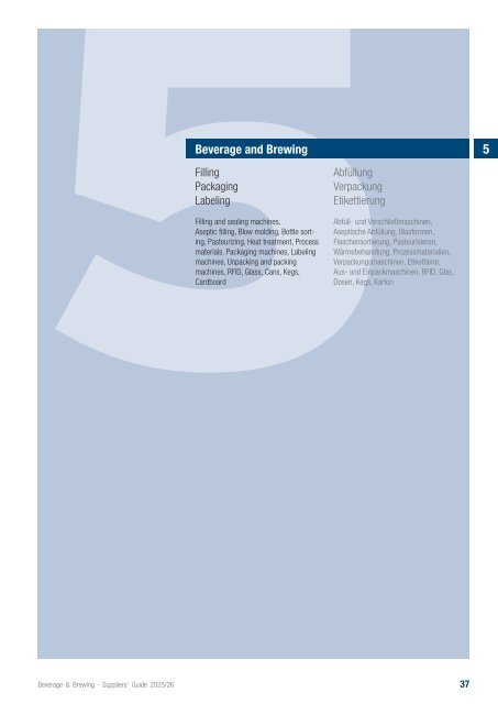 bb guide Beverage & Brewing 2025/2026 