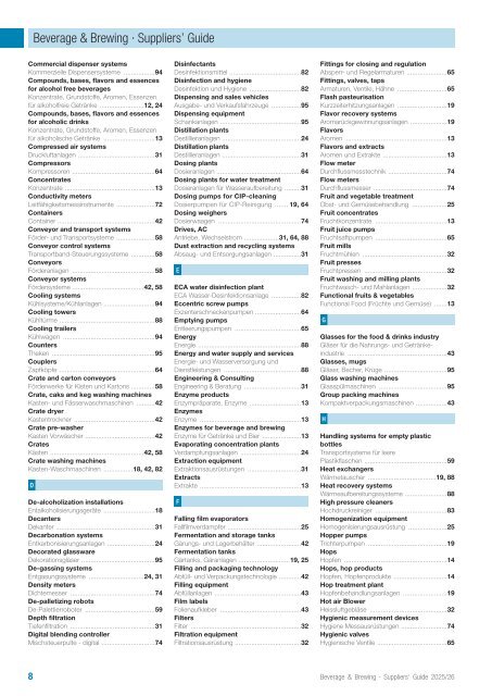 bb guide Beverage & Brewing 2025/2026 