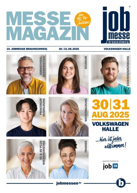 Das MesseMagazin der jobmesse braunschweig 2025