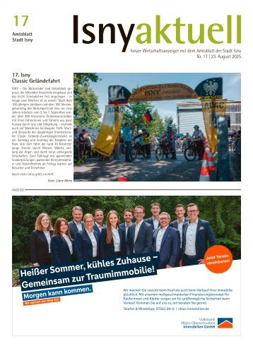23.08.2025 Isny aktuell