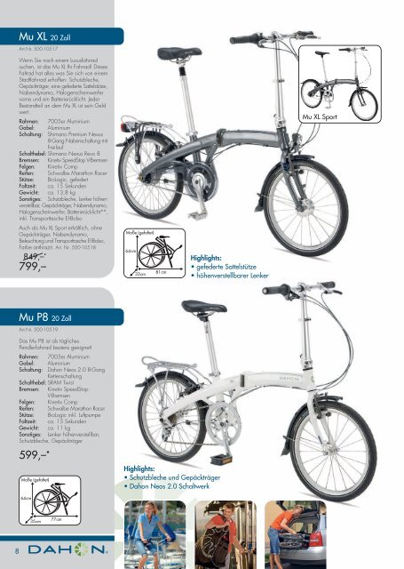 Dahon Prospekt 2008.fx - VELOERFT