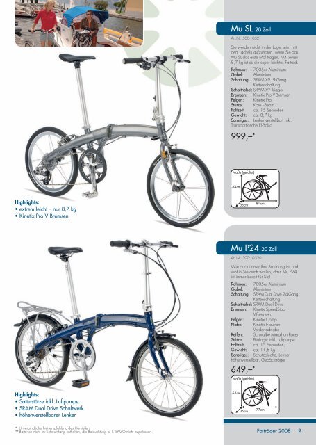 Dahon Prospekt 2008.fx - VELOERFT