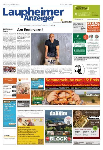 23.08.2025 Laupheimer Anzeiger