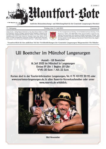 11.07.2025 Montfort-Bote