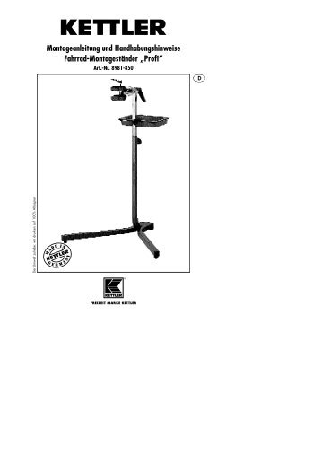 Montageanleitung Und Handhabungshinweise ... - Kettler USA