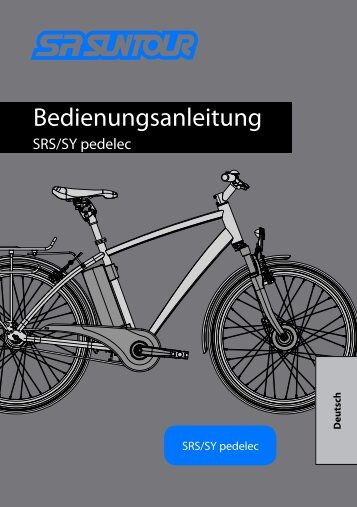 Bedienungsanleitung - SR SUNTOUR Cycling