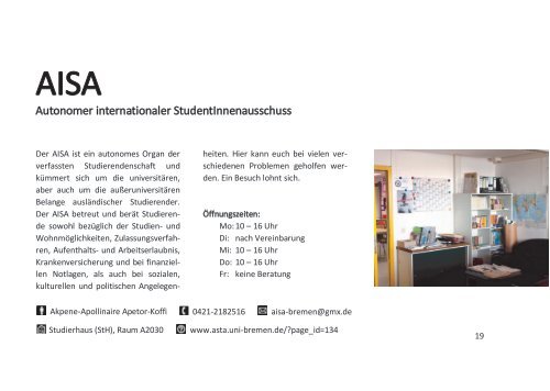 AStA-Infobroschüre2011 - AStA - Universität Bremen
