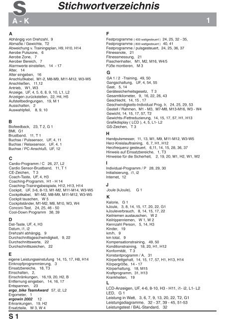 Trainingsprogramme - Daum Electronic