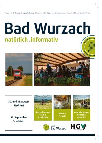 30.08.2025 Bürger- und Gästeinformation Bad Wurzach