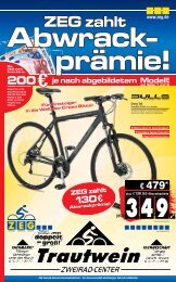 Abwrack- 200 prämie! € ZEG zahlt 130 - Zweirad-Trautwein