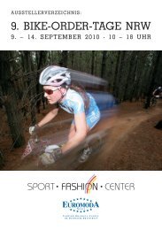 9. BIKE-ORDER-TAGE NRW - Euromoda Neuss