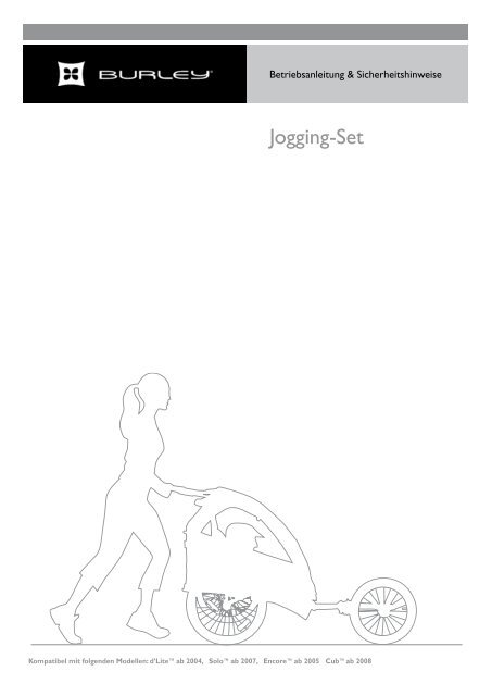 10 anhÄnGER MIt JOGGInG-SEt VERWEnDEn - Burley