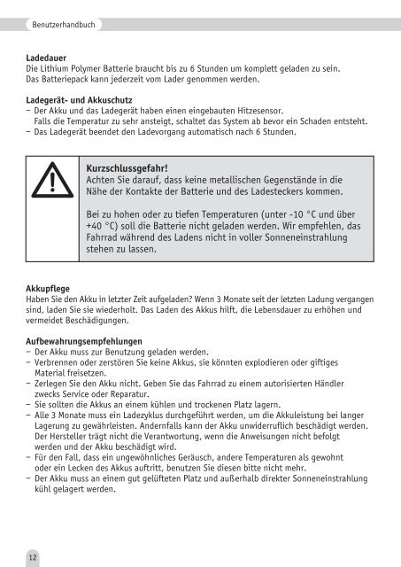 Mit TranzX PST Antriebstechnik. BENUTZERHANDBUCH - Ebike