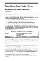 Passivhäuser: Die wirklichen Kosten - passivhaus-eco