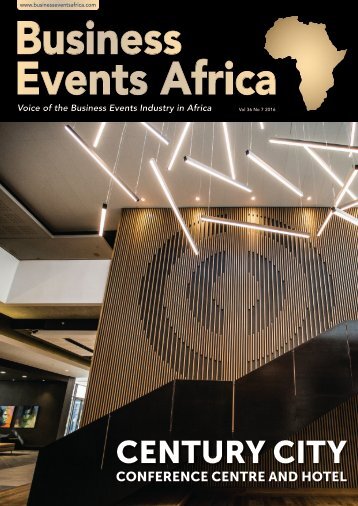 Business Events Africa - Vol 36 No 07 - July 2016