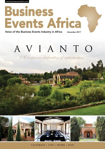 Business Events Africa - Vol 37 No 12 - December 2017