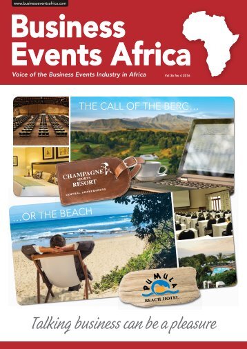 Business Events Africa - Vol 36 No 04 - April 2016