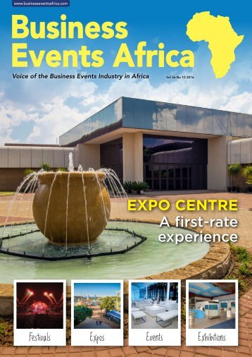 Business Events Africa - Vol 36 No 10 - October 2016