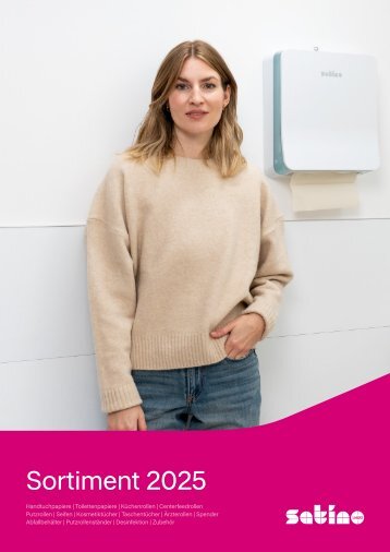 Satino Sortimentsbroschuere