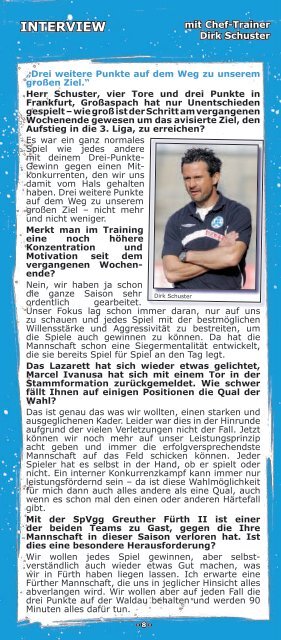 12 Kickers-Magazin SpVgg Greuther Fürth II (pdf - SV Stuttgarter ...