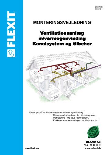 18 indregulerings checkskema for ventilationsanlæg - Øland Online