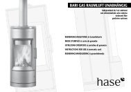 BARI GAS RAUMLUFT UNABHÄNGIG