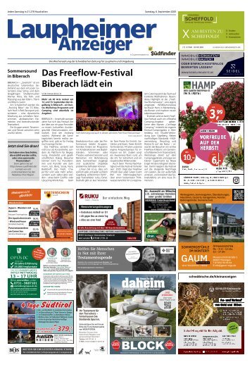06.09.2025 Laupheimer Anzeiger