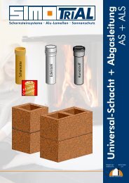 Prospekt Isolierschornsteine AS-ASL - SIMO TriAL