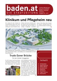 Klinikum und Pflegeheim neu - Baden