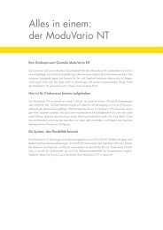 Alles in einem: der ModuVario NT - Paradigma