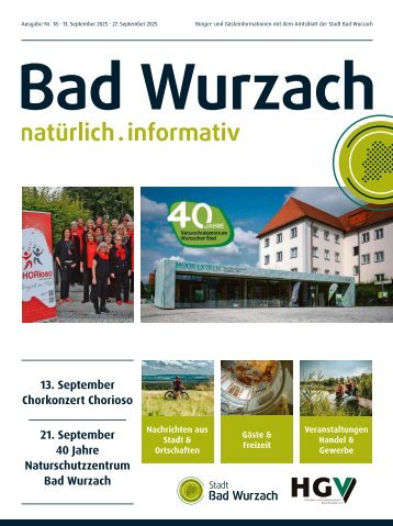 13.09.2025 Bürger- und Gästeinformation Bad Wurzach