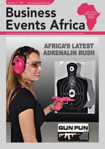 Business Events Africa - Vol 33 No 11 - November 2013