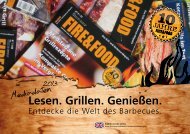 AnzEIgEn- pREIsüBERsIcht - Fire & Food