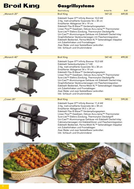 Gasgrillsysteme - Bayer Outdoor