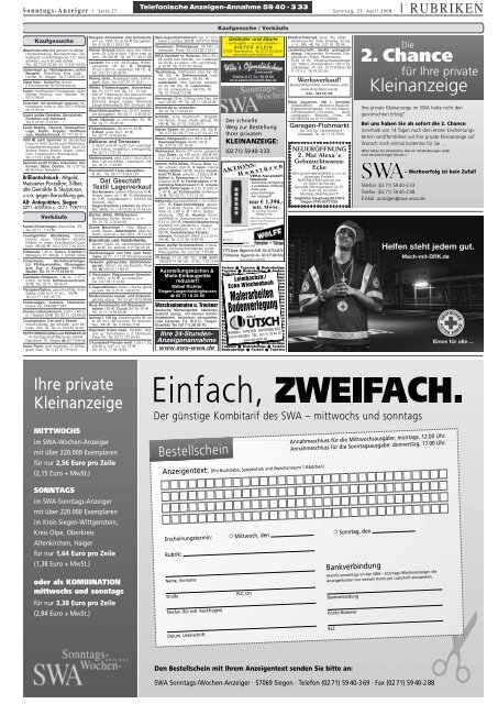 9.91 MB - Siegerländer Wochen-Anzeiger