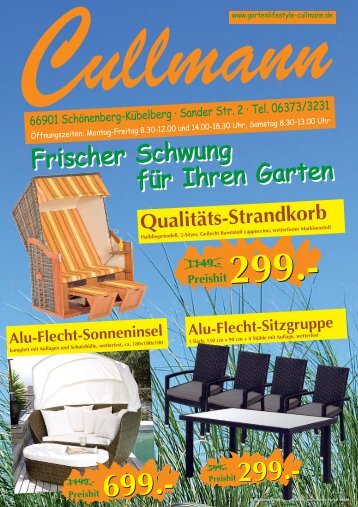 Preishit - Garten-Lifestyle Cullmann