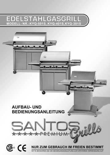 EDELSTAHLGASGRILL - Santosgrills GmbH
