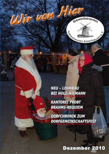 Dezember 2010 - Gewerbeverein Todtenhausen-Kutenhausen eV