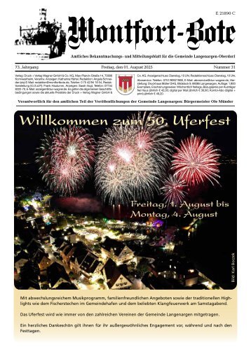 01.08.2025 Montfort-Bote