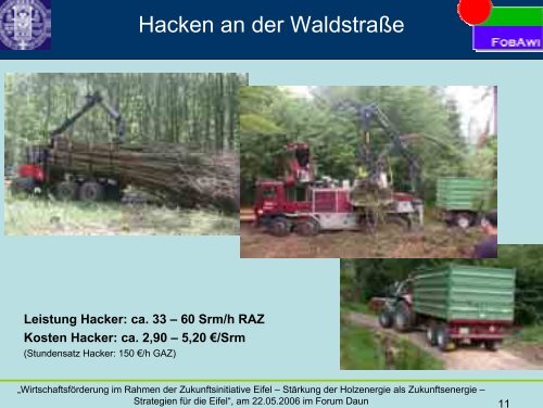 Die Wald-Holz-Kette für Holzhackschnitzel – Bereitstellungsformen ...