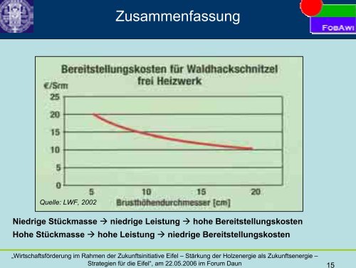 Die Wald-Holz-Kette für Holzhackschnitzel – Bereitstellungsformen ...