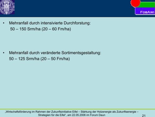 Die Wald-Holz-Kette für Holzhackschnitzel – Bereitstellungsformen ...