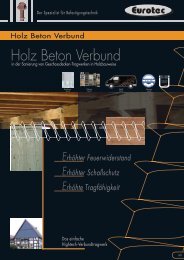 Holz Beton Verbund - E.u.r.o. Tec GmbH