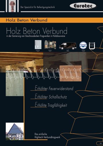 Holz Beton Verbund - E.u.r.o. Tec GmbH