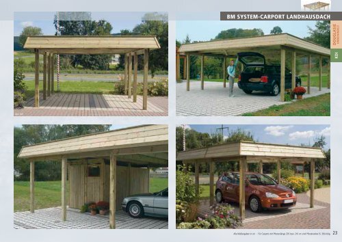 Katalog "Carport Systeme 2012" - bm massivholz