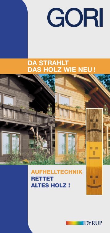 DA STRAHLT DAS HOLZ WIE NEU !